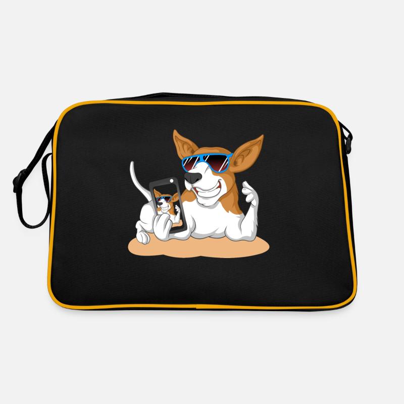 dog handy beagle sonnenbrille Geschenkidee gassi Retro Tasche