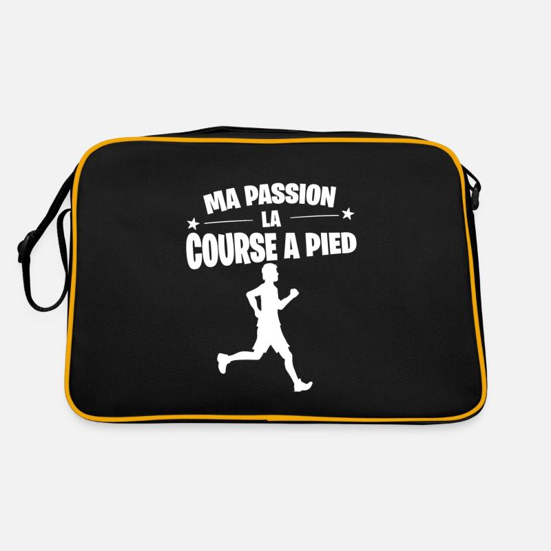 Ma passion la COURSE A PIED idée cadeau running Sac Retro
