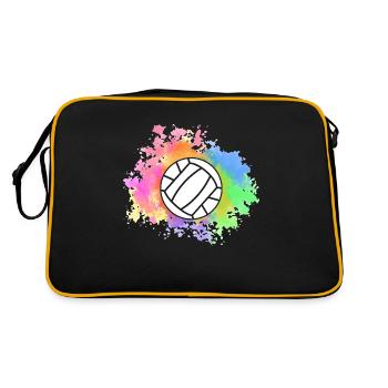 Joueurs de handball Handball - Sac Retro - noir/or - Dos