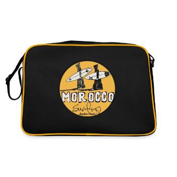 Morocco Surfing - Sac Retro - noir/or - Dos