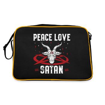 Satan - Retro Bag - black/gold - Back
