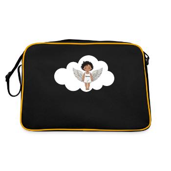 ange flemme - Sac Retro - noir/or - Dos