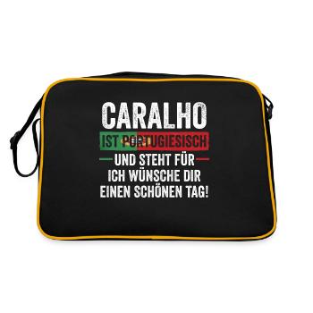 Portugal portugais - Sac Retro - noir/or - Dos