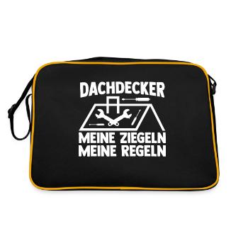 Master Roofer Roofer - Retro Bag - black/gold - Back