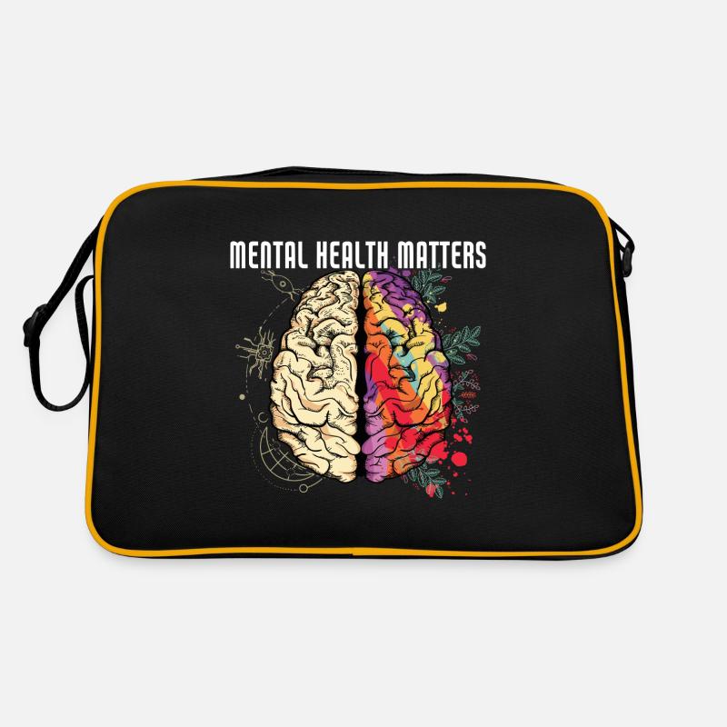 La santé mentale compte La conscience mentale Sac Retro