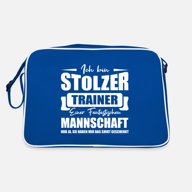 Trainer Shirt • Stolzer Trainer • Geschenk Retro Tasche