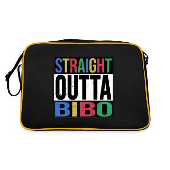library book read rat ebook uni bibo - Retro Bag - black/gold - Back