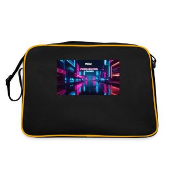 FREQUENCIES LOADED - Retro Bag - black/gold - Back