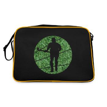 Field hockey Hockey "Artificial turf hockey players" - Retro Bag - black/gold - Back
