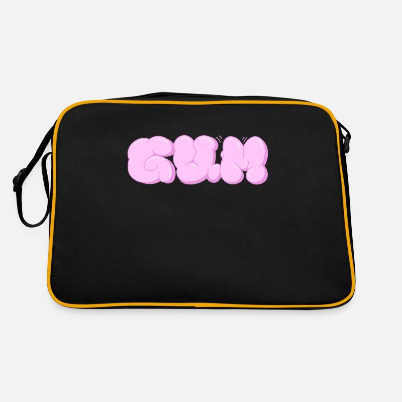 Gumzauber: Kaugummi-Schriftkunst Retro Tasche