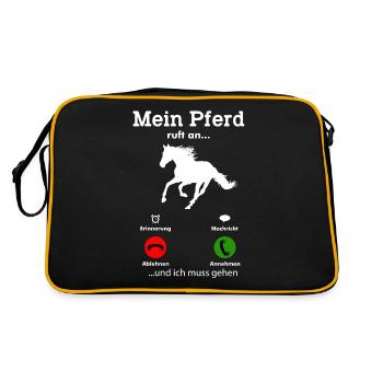 Mon cheval appelle - Sac Retro - noir/or - Dos