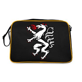 La panthère de Styrie – un symbole fier pour les Styriens - Sac Retro - noir/or - Dos