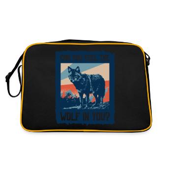 Wolf Werewolf - Retro Bag - black/gold - Back
