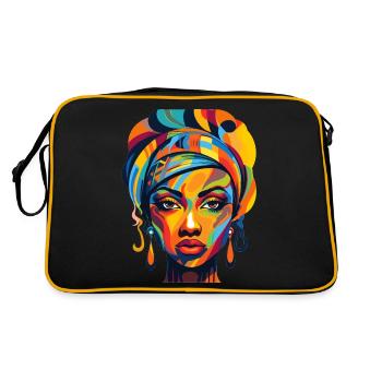 pretty culture - Retro Bag - black/gold - Back
