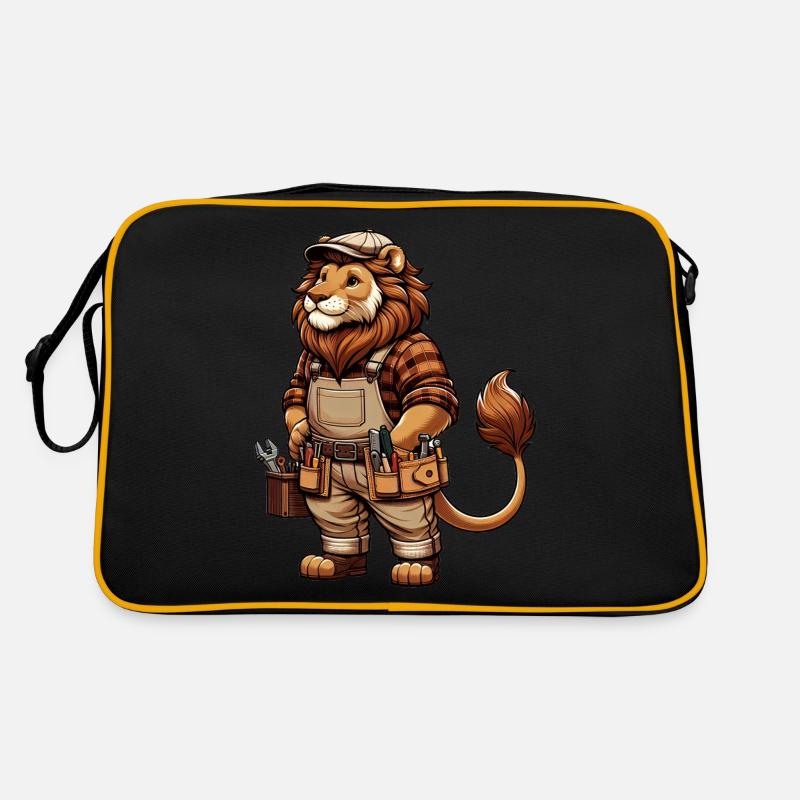 Artisan Lion mignon Sac Retro