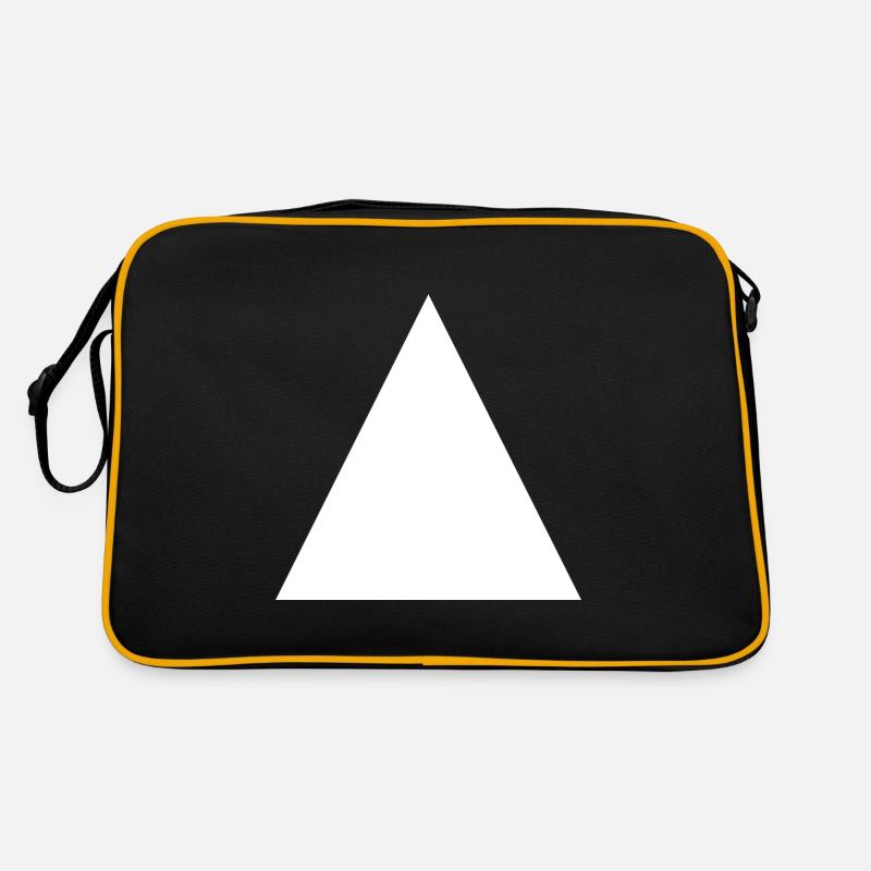 Triangle white Retro Bag