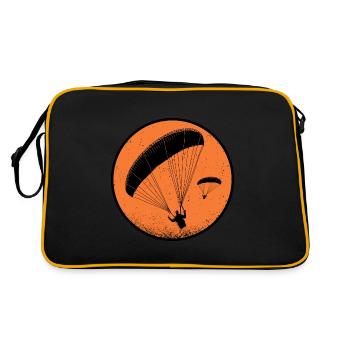 parapente parapentiste paraglider paragliding - Sac Retro - noir/or - Dos