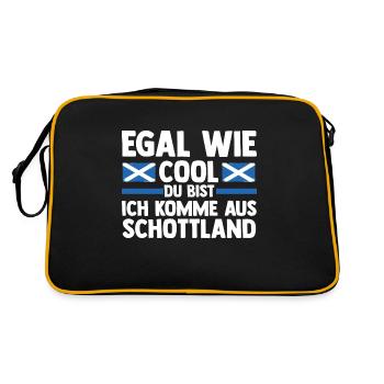 Ecossais Ecosse Ecosse Ecosse - Sac Retro - noir/or - Dos