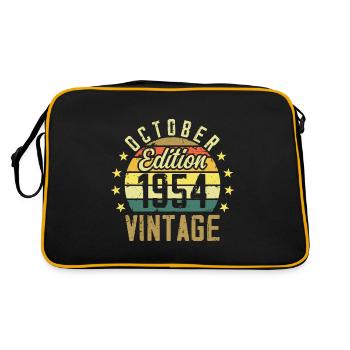 Les légendes sont nées en Octobre 1954 - 1954 - Sac Retro - noir/or - Dos