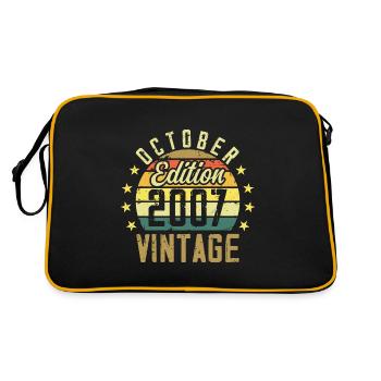 The legends were born in October 2007 - 2007 - Retro Bag - black/gold - Back