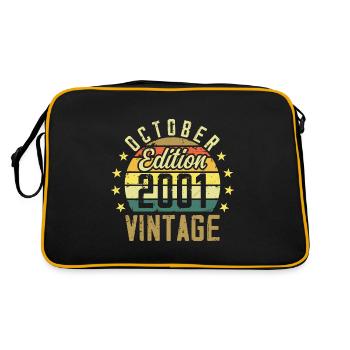 The legends were born in October 2001 - 2001 - Retro Bag - black/gold - Back