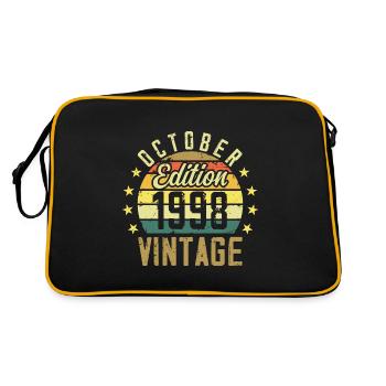 Les légendes sont nées en Octobre 1998 - 1998 - Sac Retro - noir/or - Dos