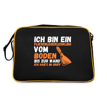 Tile Laying Training Apprentice Auzbi Tile Laying - Retro Bag - black/gold - Back