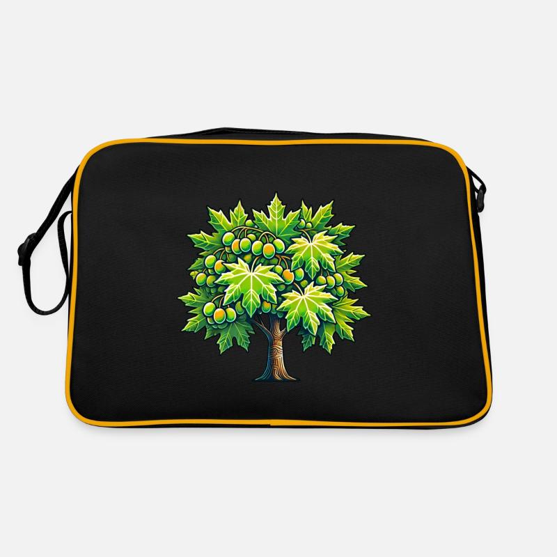 Maple Leaf Maple Tree Canadian Canada Nature Retro Bag