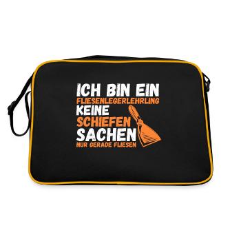 Tile Laying Training Apprentice Auzbi Tile Laying - Retro Bag - black/gold - Back