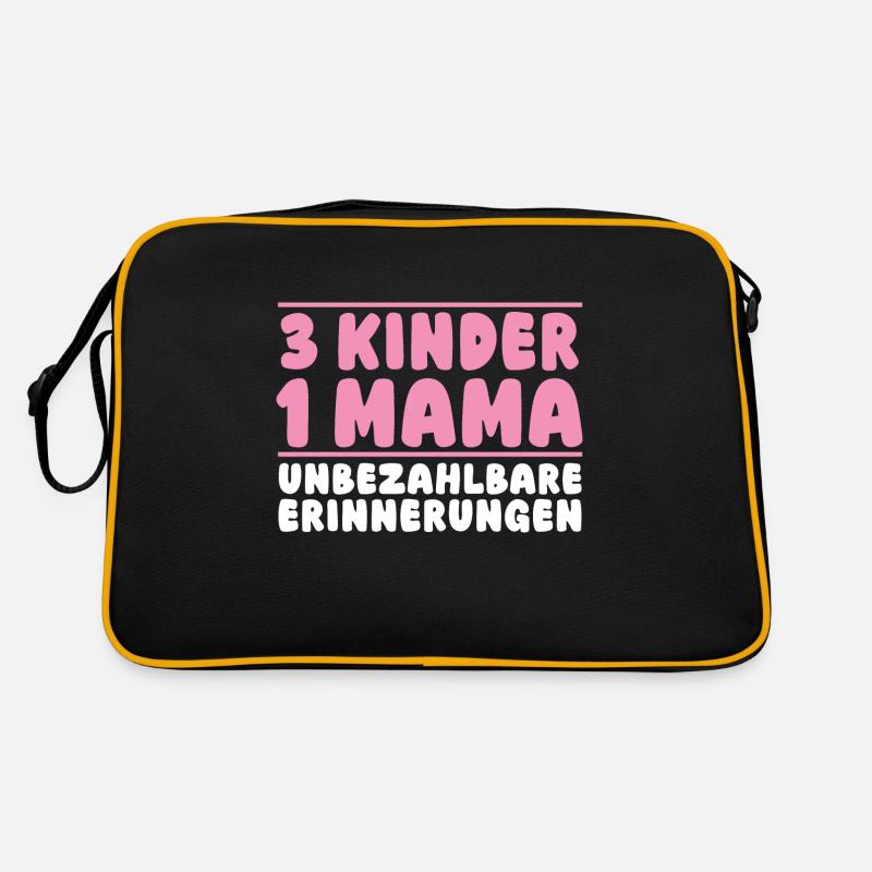 Mama Von 3 Kindern Retro Tasche
