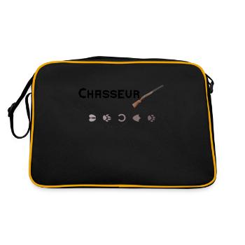 chasseur - Sac Retro - noir/or - Dos