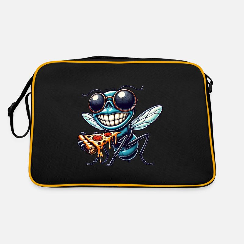 noeud papillon pizza amateur de restauration rapide cool Sac Retro