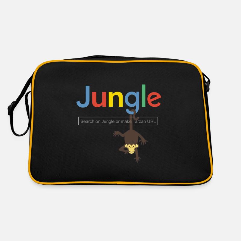 JUNGLE GOOGLE & CHEETAH Retro Tasche