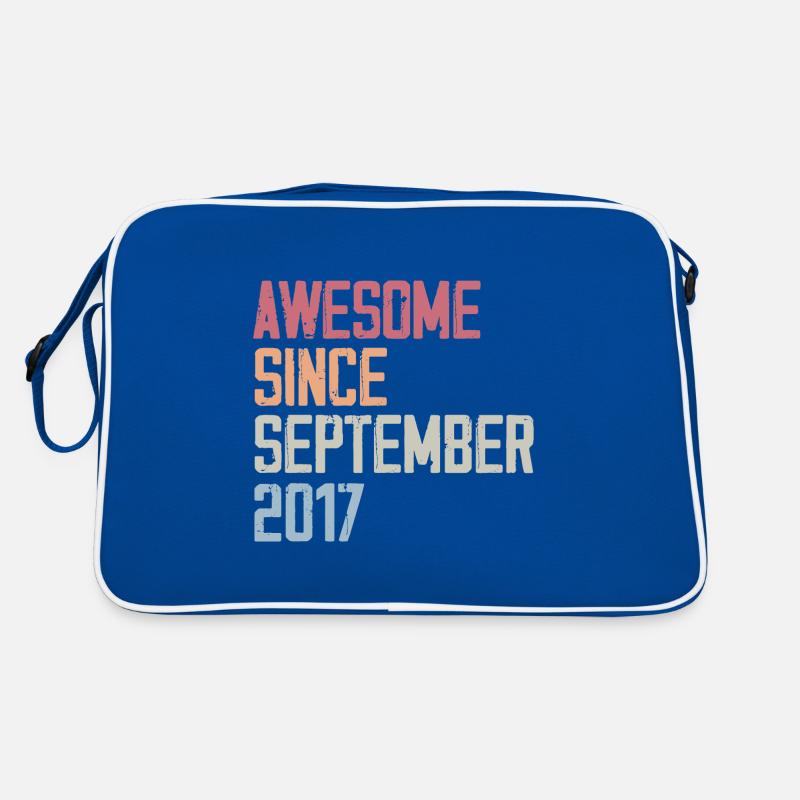 Bogosse geboren im September 2017 Geburtstagsgeschenk Retro Tasche