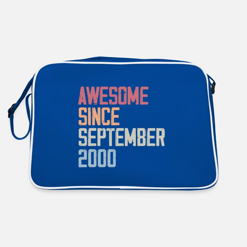 Bogosse geboren im September 2000 Geburtstagsgeschenk Retro Tasche