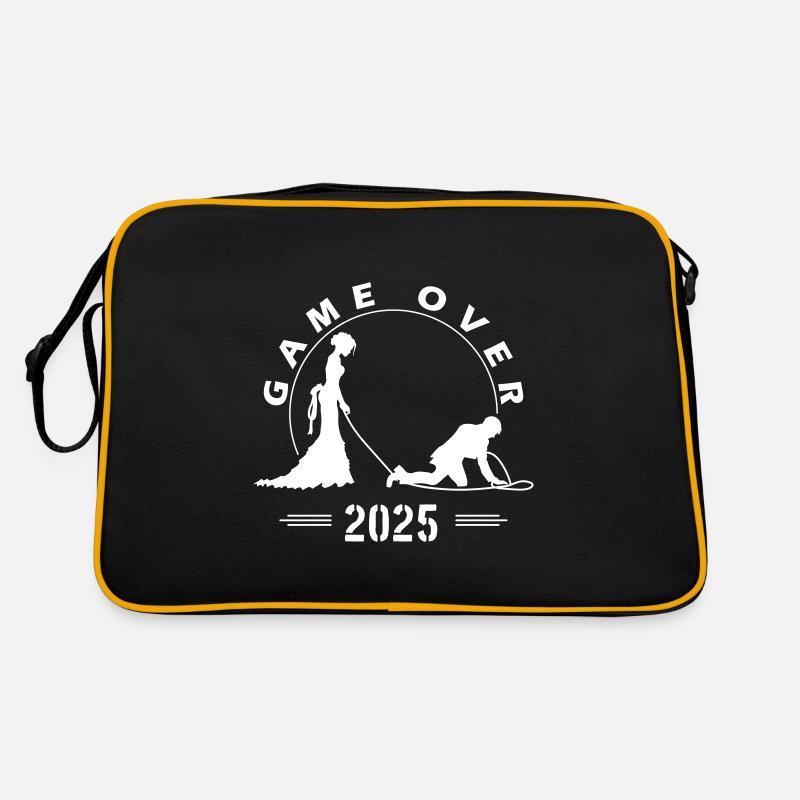 Game Over 2025 Hochzeit Retro Tasche