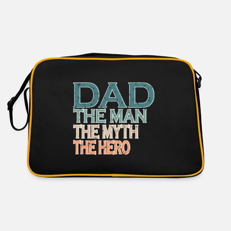 Dad | Der Mann | Der Mythos | Der Held Retro Tasche