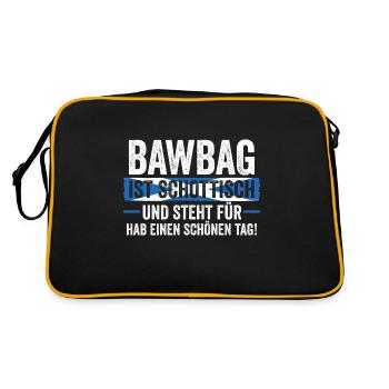 Scots Scottish Scotland - Retro Bag - black/gold - Back