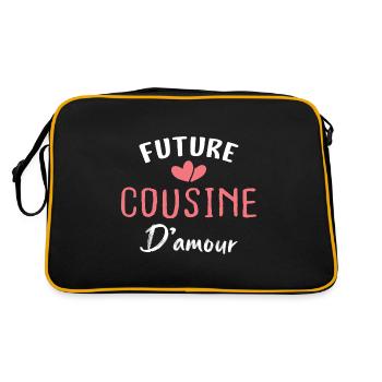 future cousine d'amour - Sac Retro - noir/or - Dos