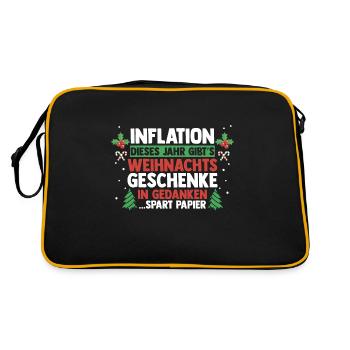 Père Noël Inflation Noël - Sac Retro - noir/or - Dos