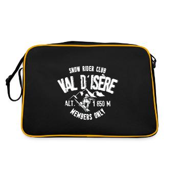 Val d Isere snow rider club - Sac Retro - noir/or - Dos