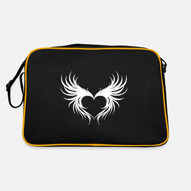 Coeur Aile Ange Sac Retro