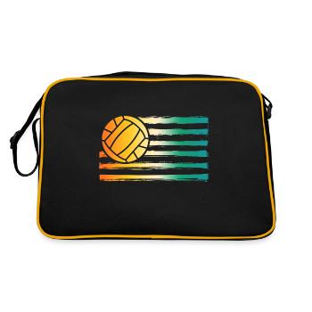 Joueurs de handball Handball - Sac Retro - noir/or - Dos