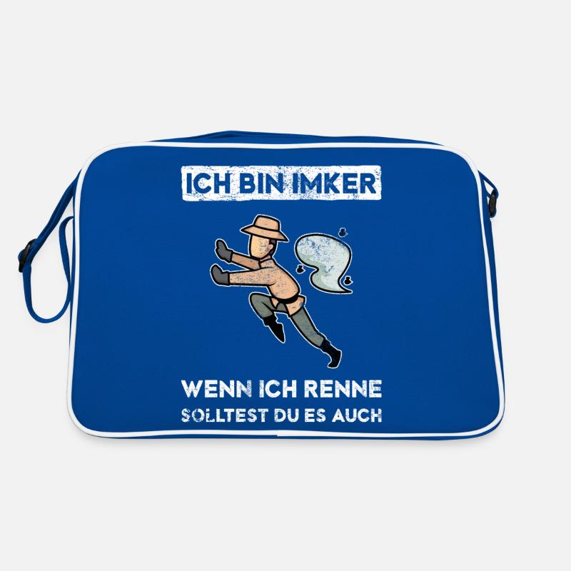 Ich bin Imker. Wenn ich renne, solltest du es auch Retro Tasche