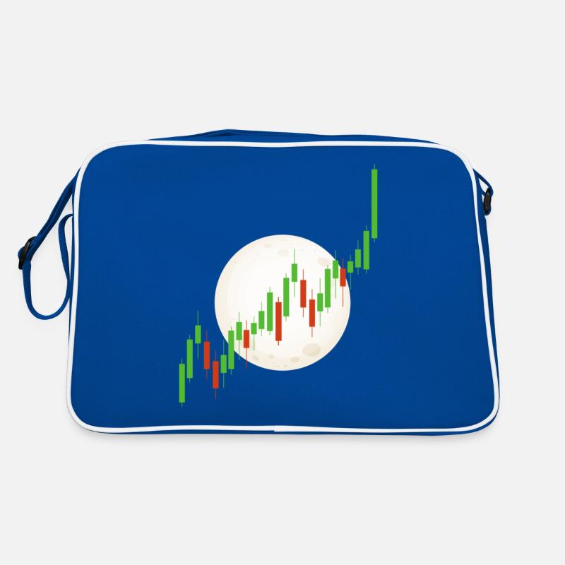 Blockchain Crypto Trading Currency Exchange Retro Bag