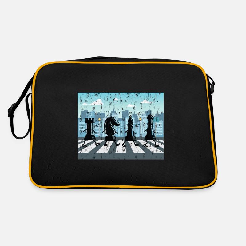 Échecs d’échecs - Sac Retro - noir/or
