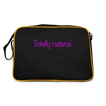Totalement naturel - Sac Retro - noir/or - Dos