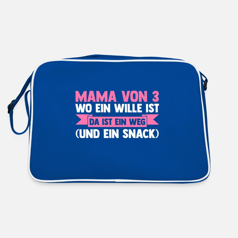 Mama Von 3 Kindern Retro Tasche