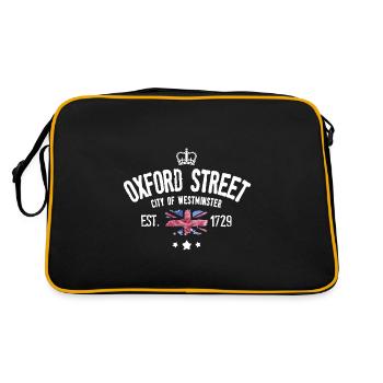 Vintage Oxford Street - Retro Bag - black/gold - Back