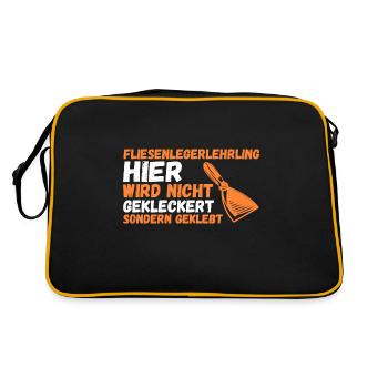 Tile Laying Training Apprentice Auzbi Tile Laying - Retro Bag - black/gold - Back